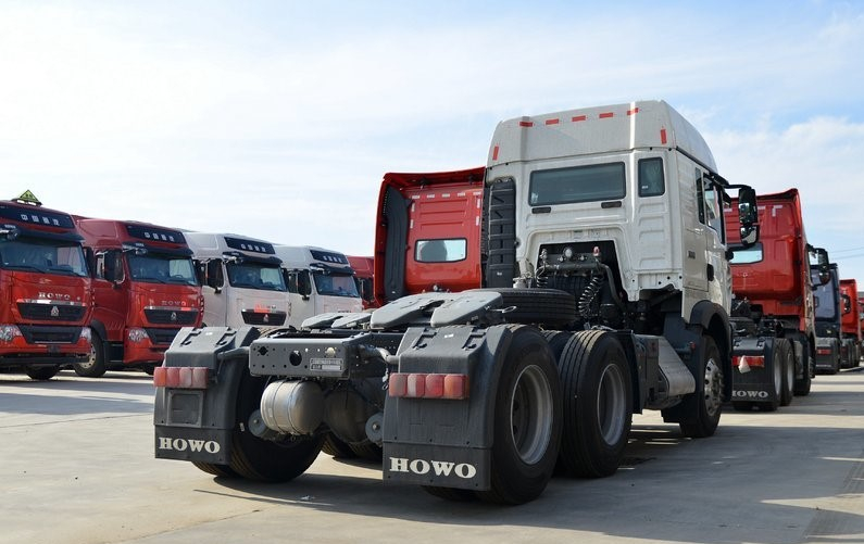 Camiones resistentes del tractor de la cabeza del remolque de Sinotruk HOWO del motor principal de 371HP 6X4