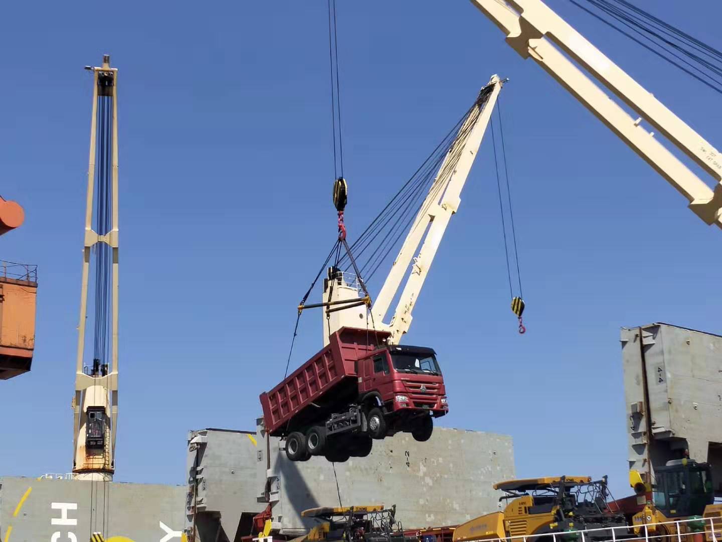 Envío del camión volquete shacman f3000